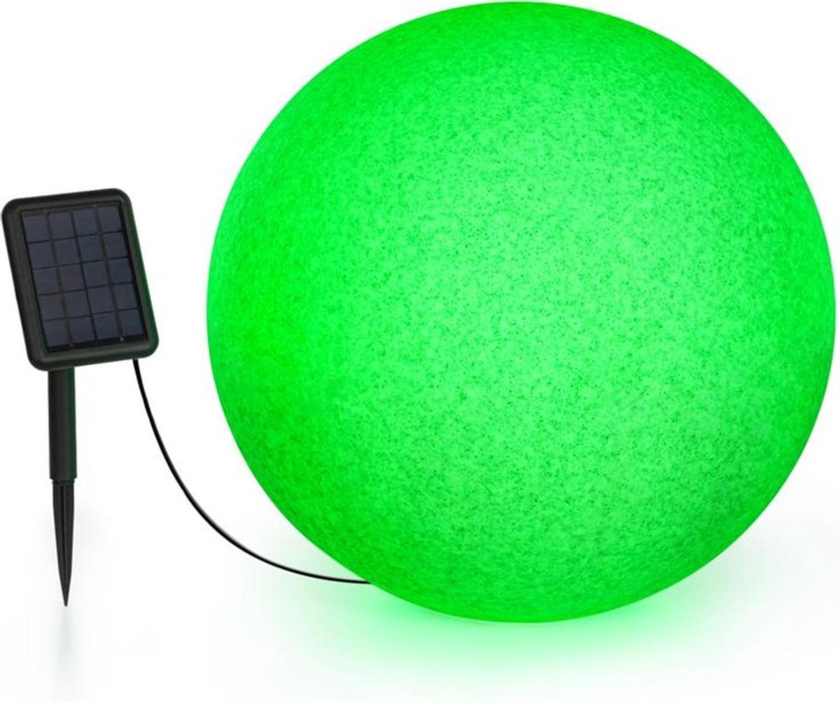 blumfeldt Shinestone Solar 50 lichtbol zonnepaneel Ø50cm RGB LED IP68 accu