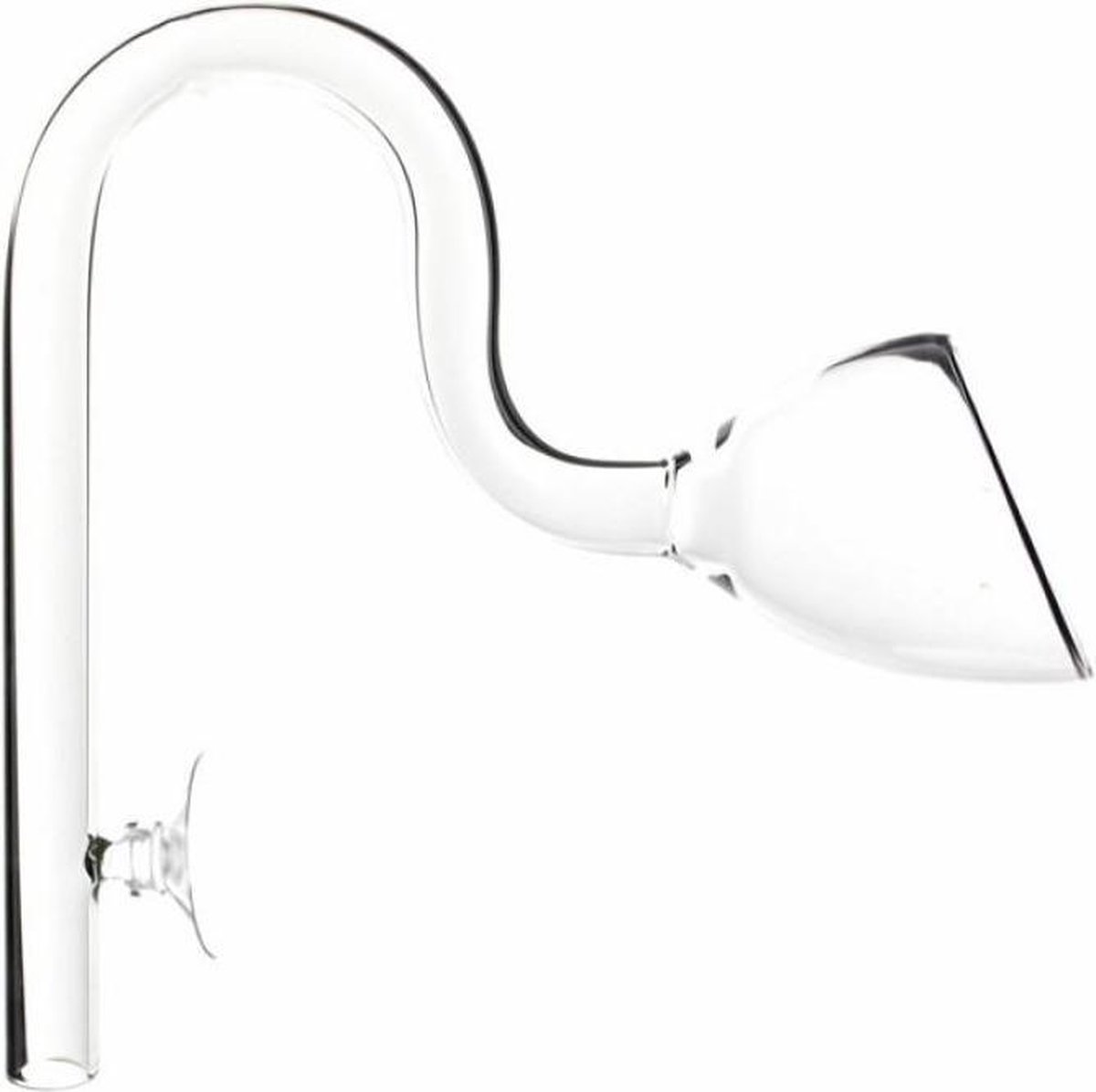 HS Aqua glazen Lily pipe uitstroom - 12/16 mm aansluiting