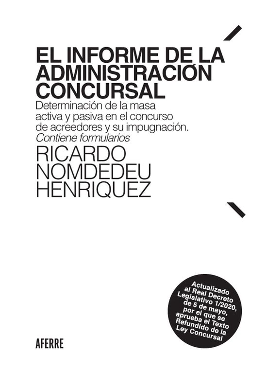 El informe de la Administración Concursal - cover