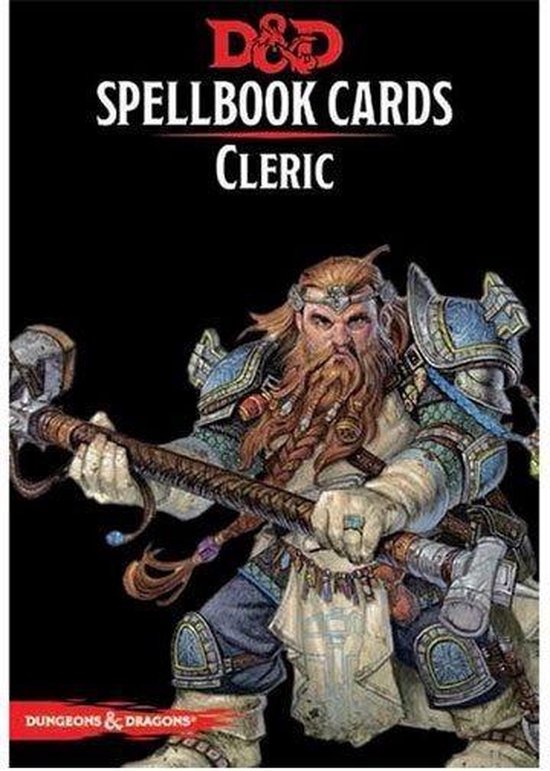 Dungeons & Dragons jeu de cartes Spellbook Cards: Cleric Deck *ANGLAIS*