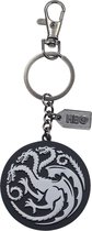 Game of Thrones: Targaryen Silver Logo Metal Keychain