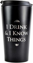 Game of Thrones: I Drink and I Know Things Metal Travel Mug