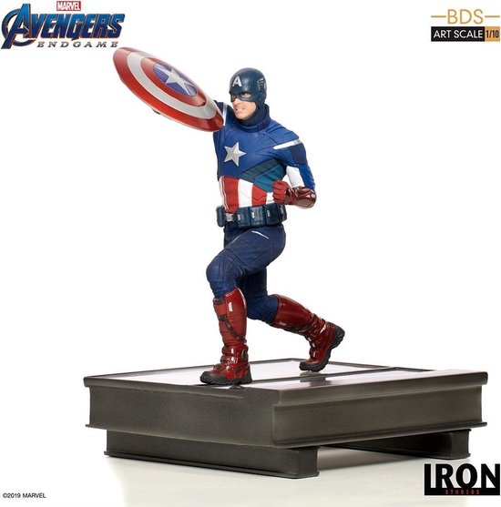 Marvel: Avengers Endgame - Statue à l'échelle 1:10 de Captain America 2012
