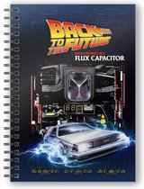 Back to the Future: Powered by Flux Capacitor Spiral Notebook