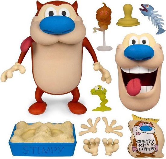 Ren and Stimpy: Stimpy Deluxe Action Figure