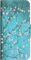 Design Softcase Booktype Samsung Galaxy A10 hoesje - Bloesem