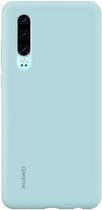 Huawei silicone cover - licht blauw - voor Huawei P30