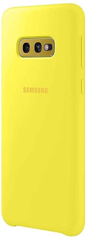 Samsung silicone cover geel voor Samsung Galaxy S10e bol