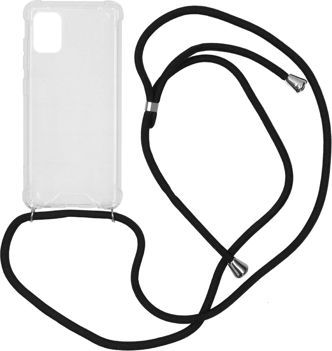 iMoshion Backcover met koord Samsung Galaxy A51 hoesje - Zwart