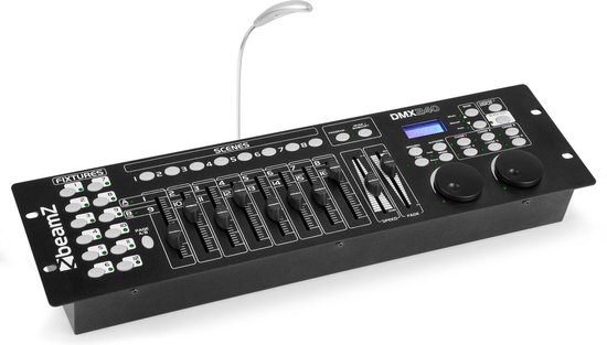 BeamZ DMX240 - 192 kanaals DMX controller voor 12 lichteffecten