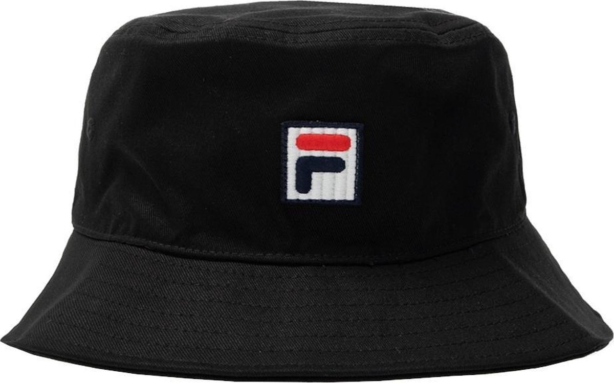 Fila Bucket Hat F Box Logo 686123-002, Homme, Zwart, Casquette | bol.com