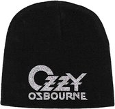 Ozzy Osbourne Beanie Muts Logo Zwart