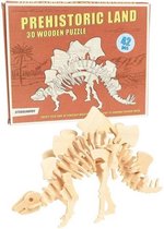 3D houten puzzel Prehistoric Dinosaurus - Stegosaurus - Rex London
