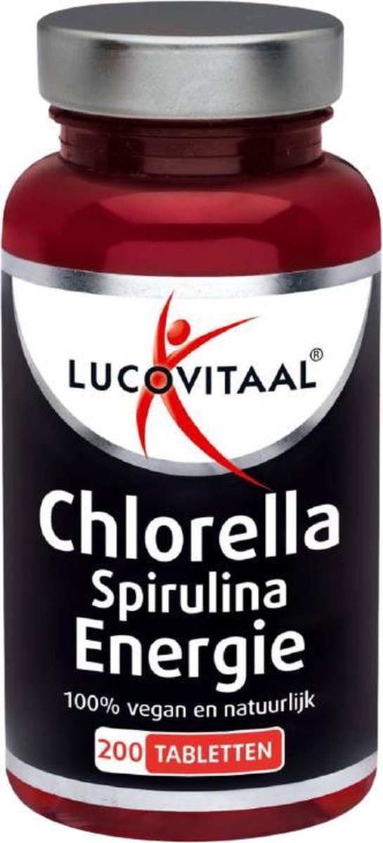Simuleren levenslang Bewijzen Lucovitaal Chlorella spirulina Stimulerend supplement - 200 tabletten |  bol.com