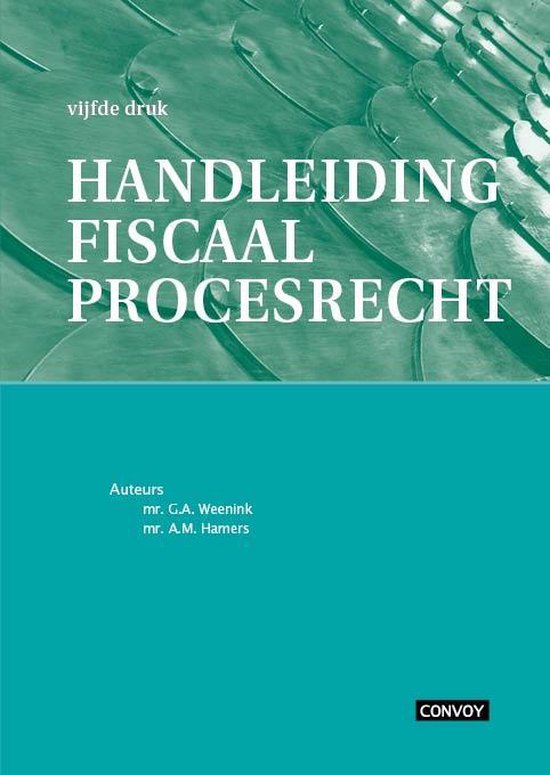 Handleiding fiscaal procesrecht - cover