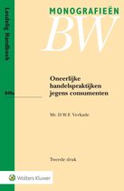 Monografieen BW  -   Oneerlijke handelspraktijken jegens consumenten