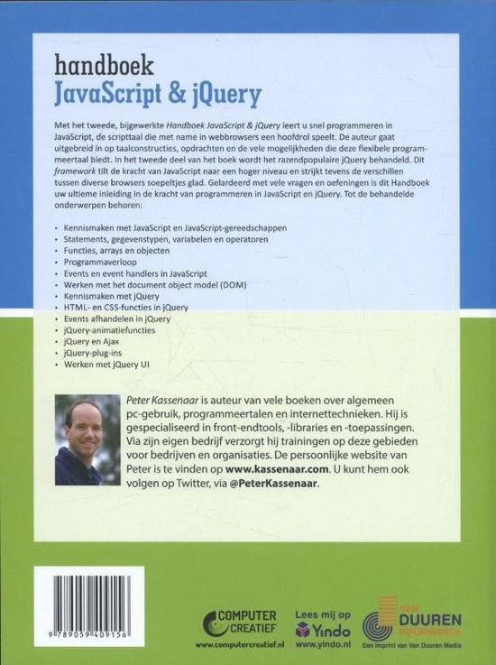 Handboek JavaScript & jQuery - Peter Kassenaar