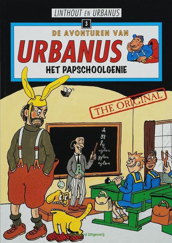Cover van het boek 'Urbanus / 3 Het papschoolgenie' van  Linthout