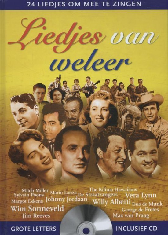 Cover van het boek 'Liedjes van Weleer + cd' van Marcel Visser