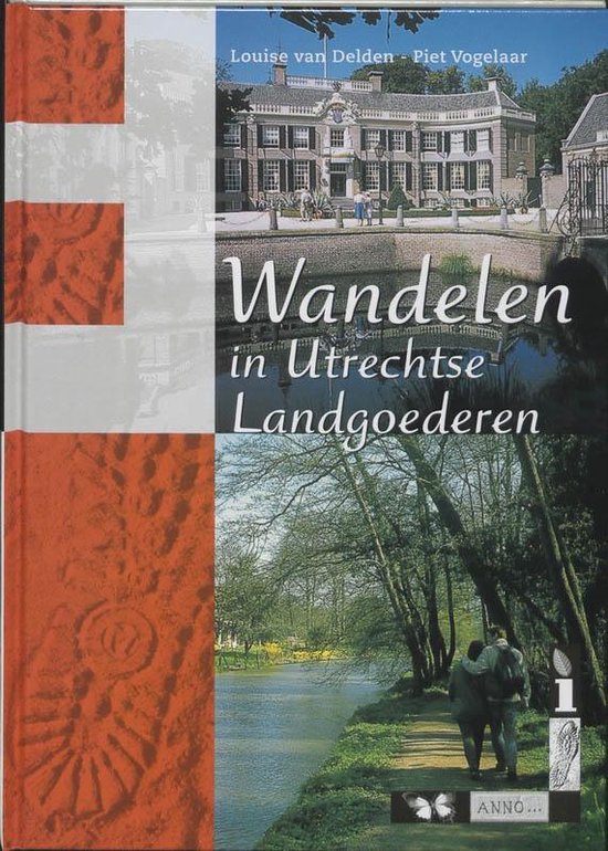 Cover van het boek 'Wandelen in Utrechtse landgoederen' van P. Vogelaar en Louise van Delden