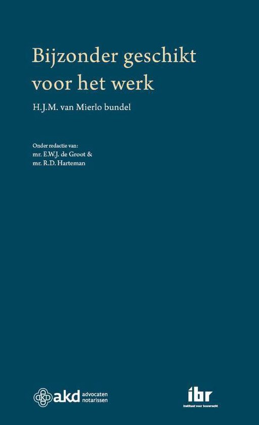 Bijzonder geschikt voor het werk - cover