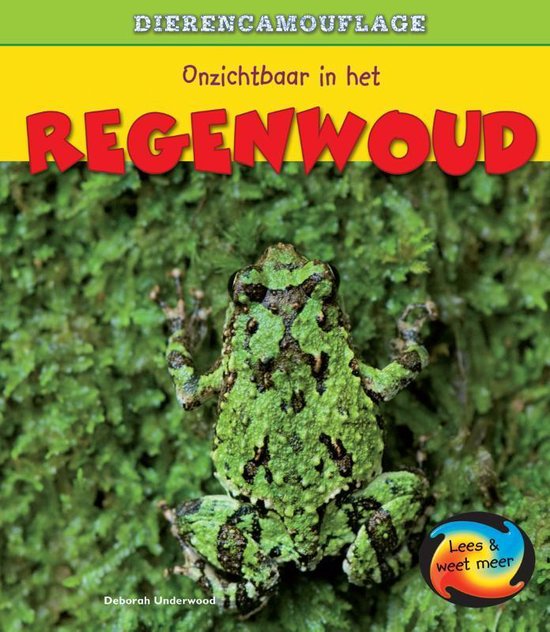 Cover van het boek 'Onzichtbaar in het regenwoud'