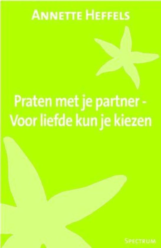 Cover van het boek 'Praten met je partner - voor liefde kun je kiezen'