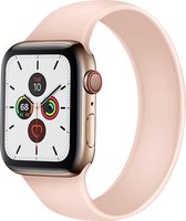 Sport solo loop band - pink sand - Geschikt voor Apple Watch  - 38 en 40mm - maat M - iwatch - Horlogeband Armband Polsband