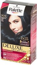 Palette - Deluxe Oil-Care Hair Dye Permanently Coloring From Micro Oil 909 Navy Blue Black