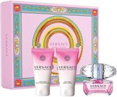 Versace - Bright Crystal Gift Set Eau de toilette 50 Ml, BodyLotion Bright Crystal 50 Ml And Shower Gel 50 Ml Bright Crystal Free