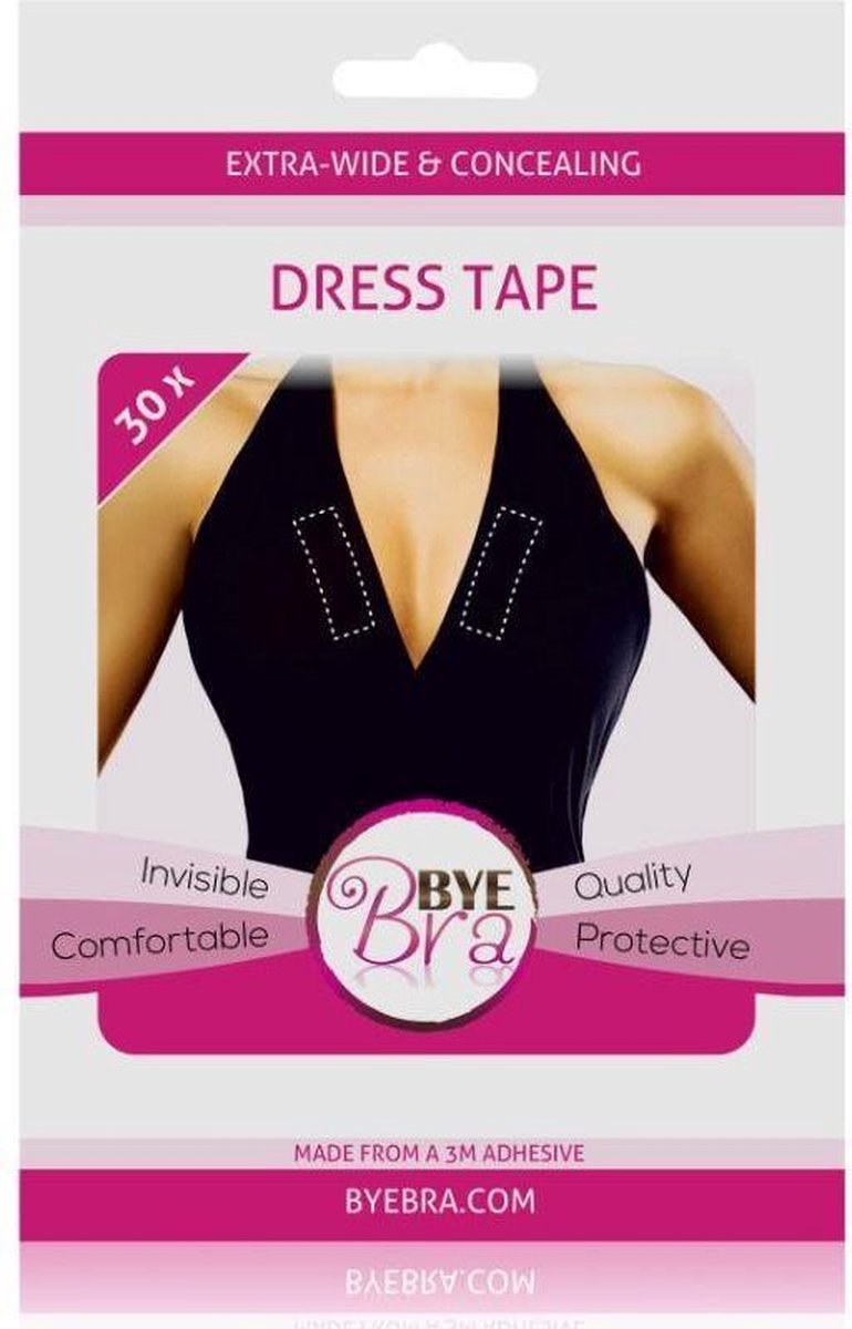 Bye Bra - Dress Tape Transparant 30x
