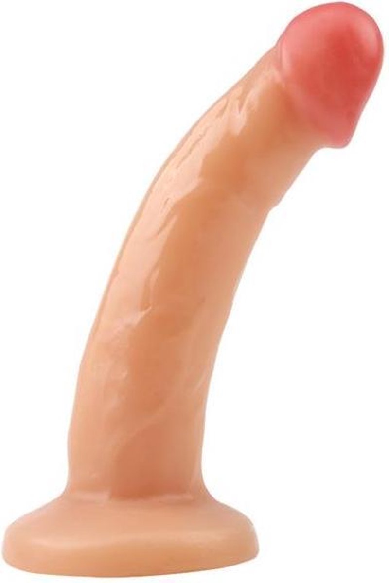 Goedkoopste Dildo met zuignap Moonlight 18,5 cm - beige