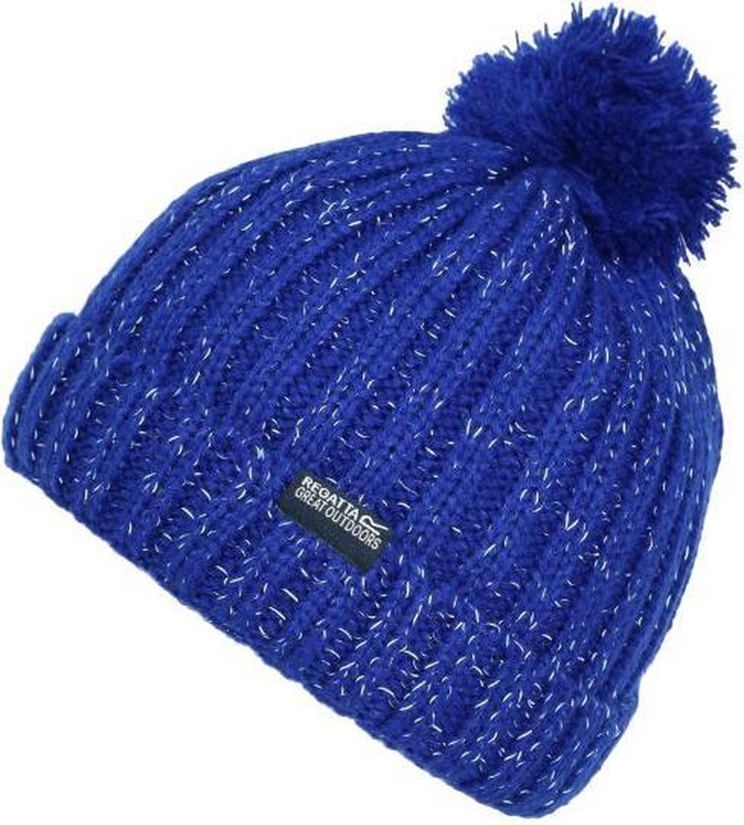 Luminosity III reflecterende muts met pompom van Regatta voor Kinderen Muts fel vorstelijk Blauw