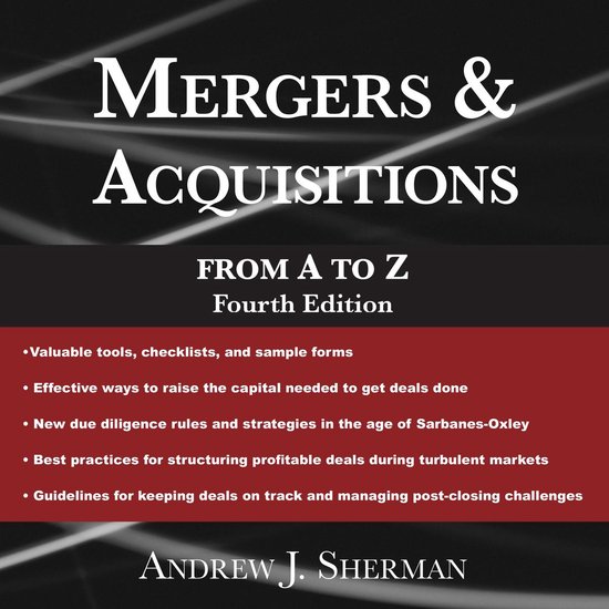 Mergers & Acquisitions from A to Z Fourth Edition - cover