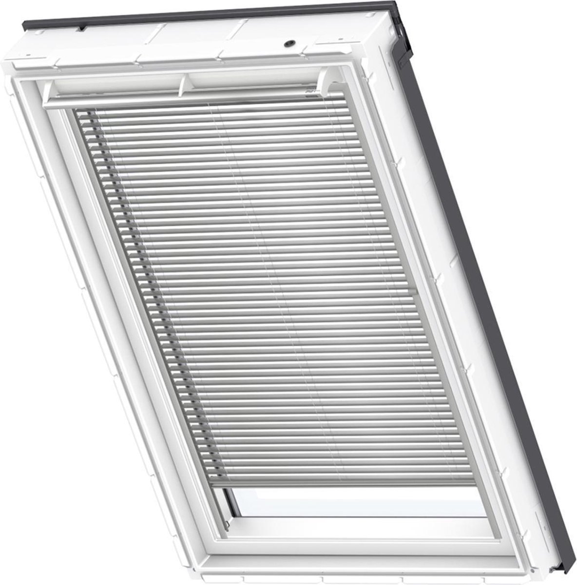 VELUX Jaloezie - Geborsteld zilver - Handbediend - Raamcode: 102 - Raamtype: GGL