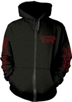 Cannibal Corpse Vest met capuchon -M- BUTCHERED AT BIRTH (EXPLICIT) Zwart