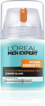 L'Oréal Paris Men Expert Hydra Energetic Hydraterende Gel - 50 ml - Matterende Anti-Glans Dagcrème