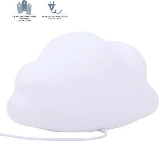 Nachtlamp kinderen: Wolk groot - A Little Lovely Company van A Little Lovely Company — afbeelding 5