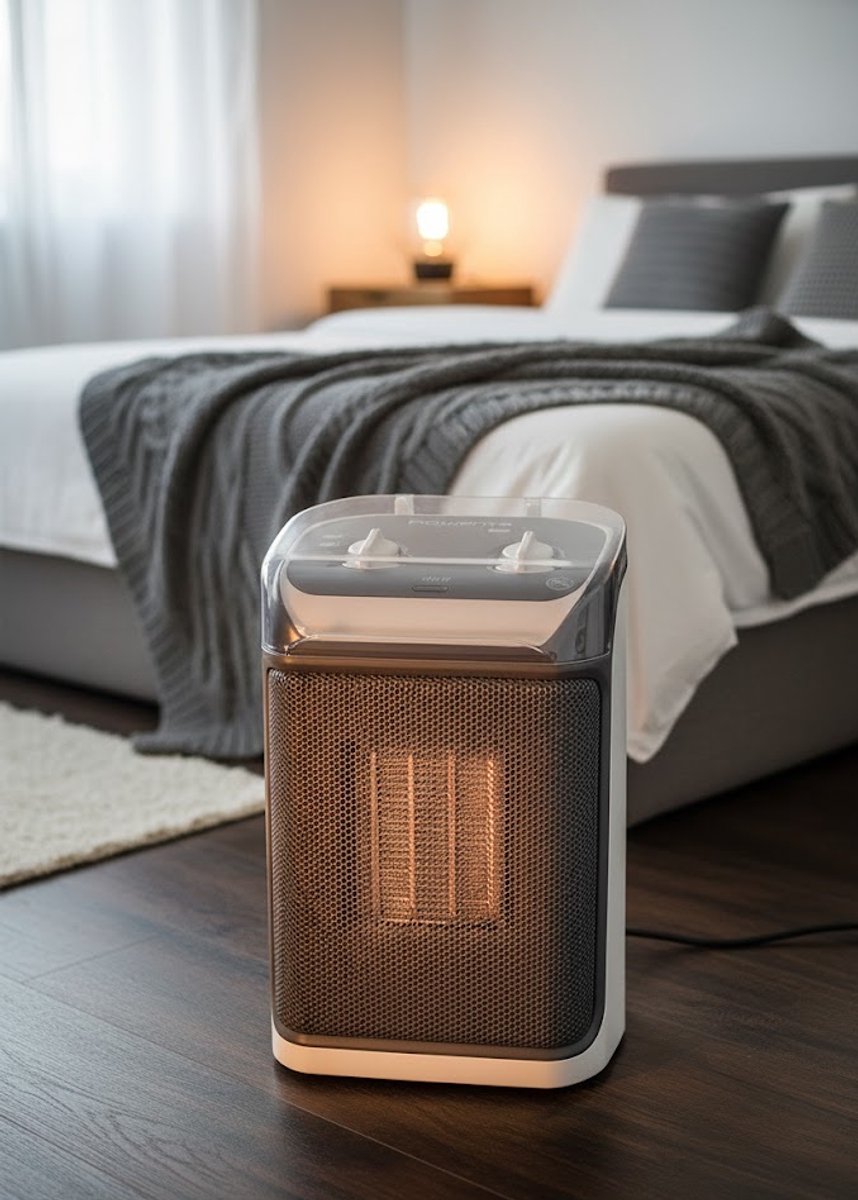 Mini Aqua Keramische Ventilatorkachel – - Ventilatorkachel – Compact, Stil Veilig - Medahomestore