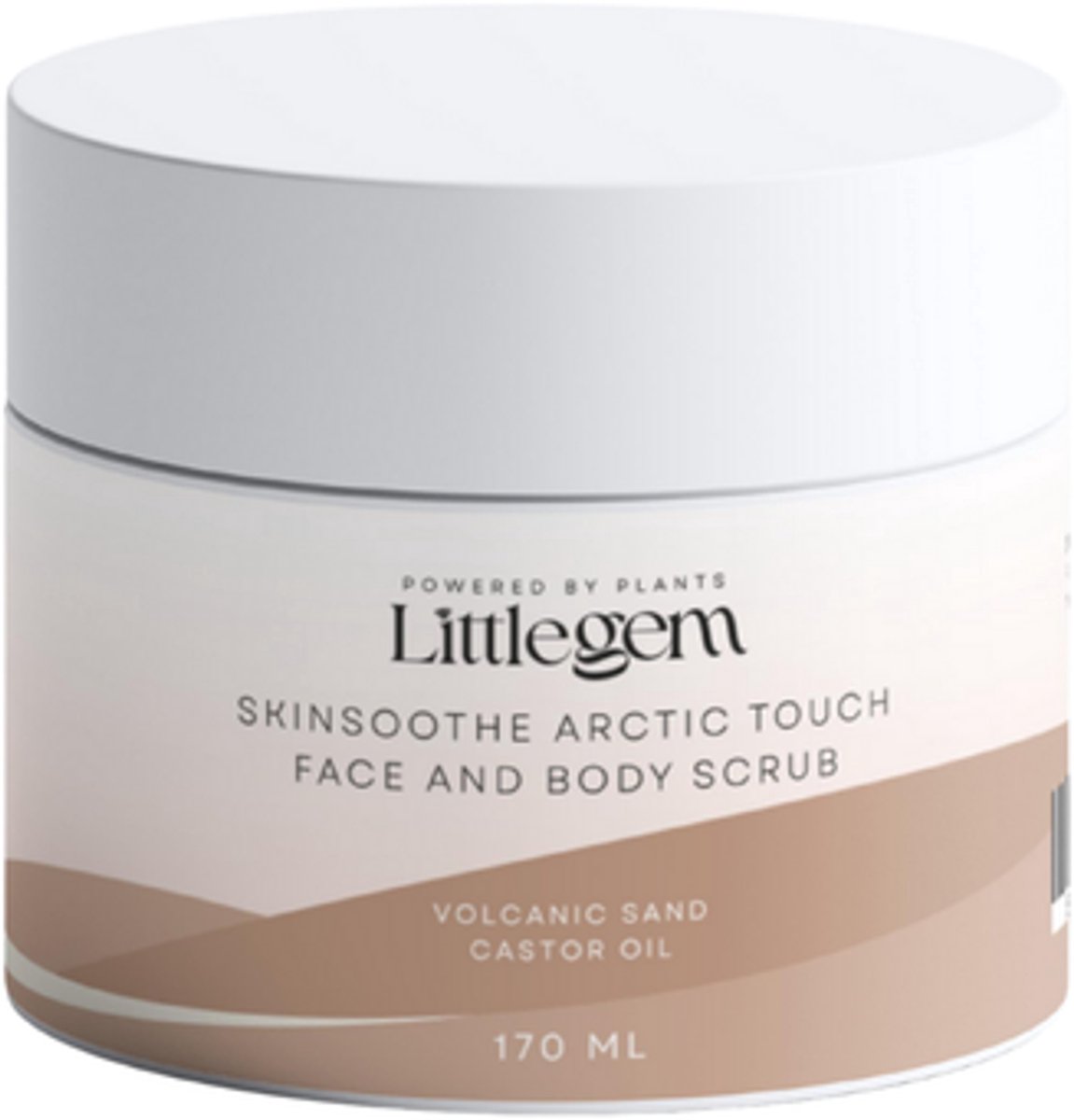 Natuurlijke scrub met vulkanisch zand voor gezicht & lichaam - Skin soothe artic face & body scrub