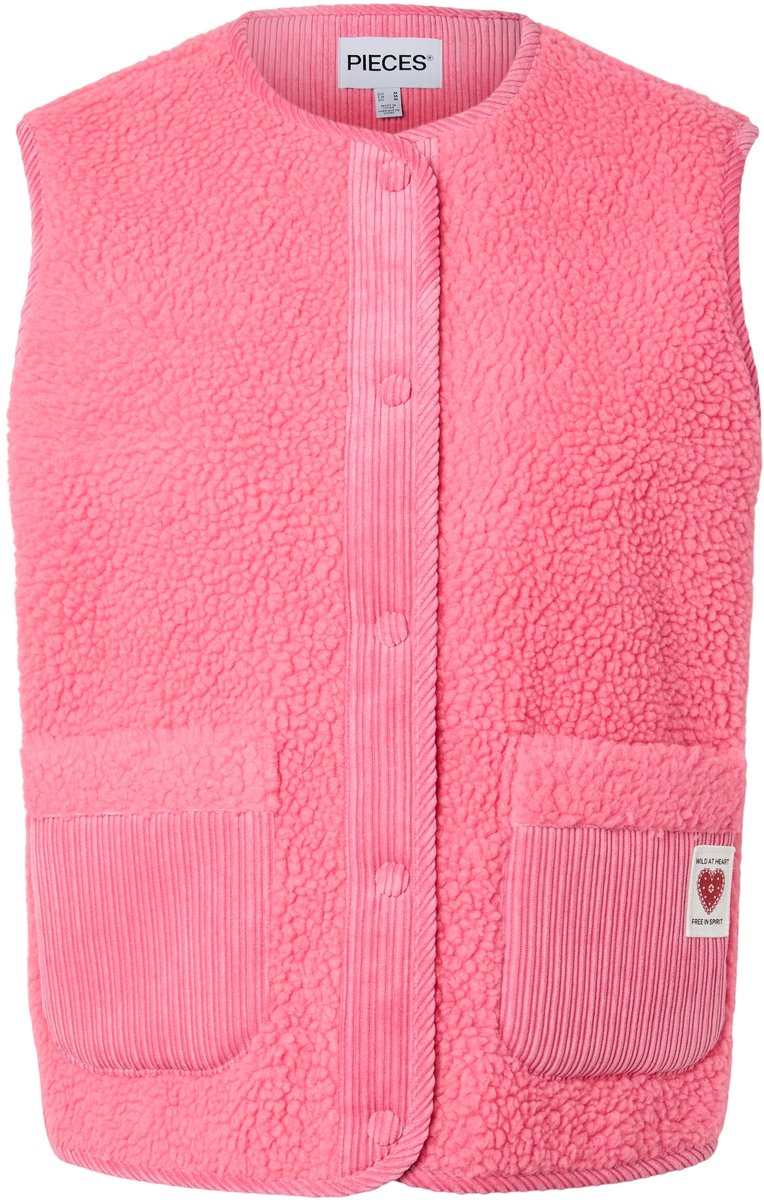 PIECES - PCANASTACIA TEDDY VEST - Meisjes - Gewatteerde jassen