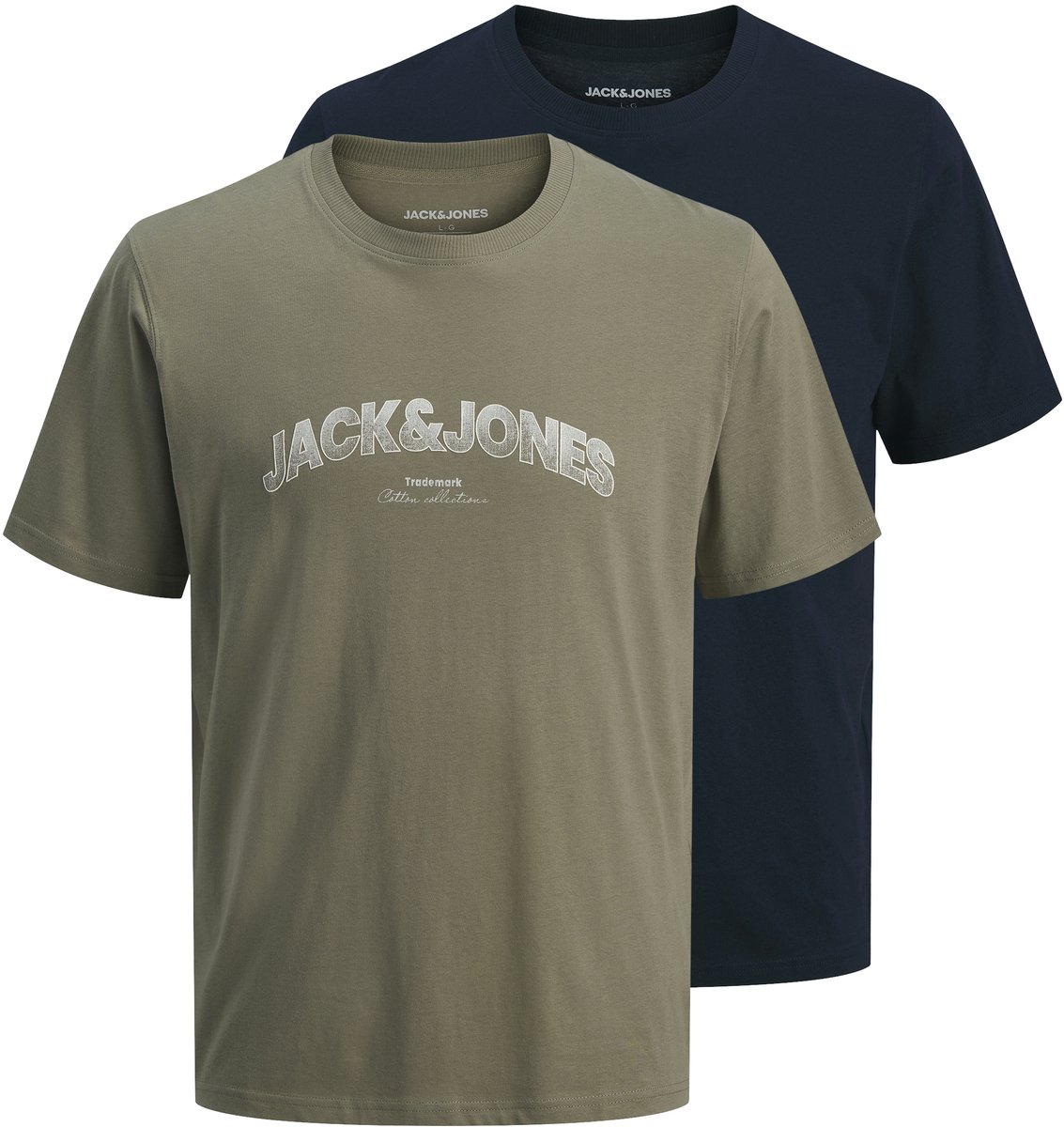 JACK & JONES JUNIOR - JJAVERY TEE SS CREW NECK 2PK MP JNR Jongens T-shirt
