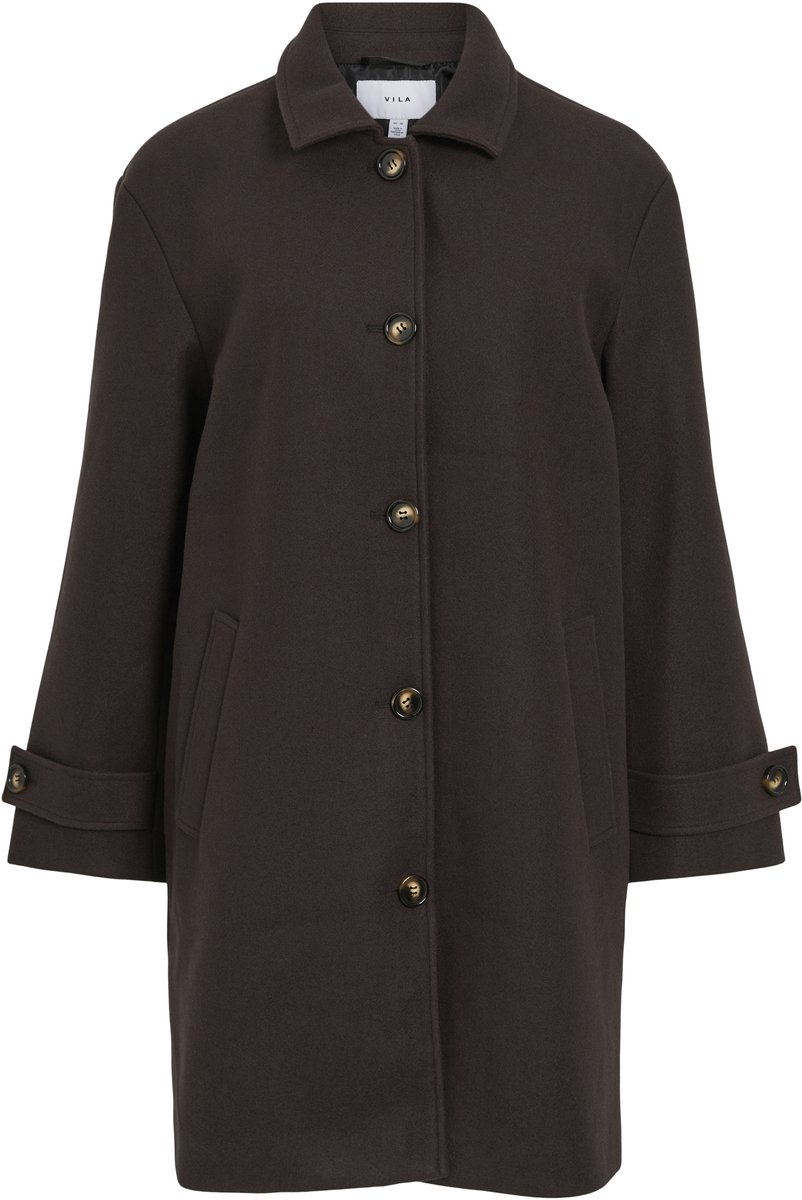 VILA - VICOOLEY MIDI COAT/KA - Dames - Gewatteerde jassen