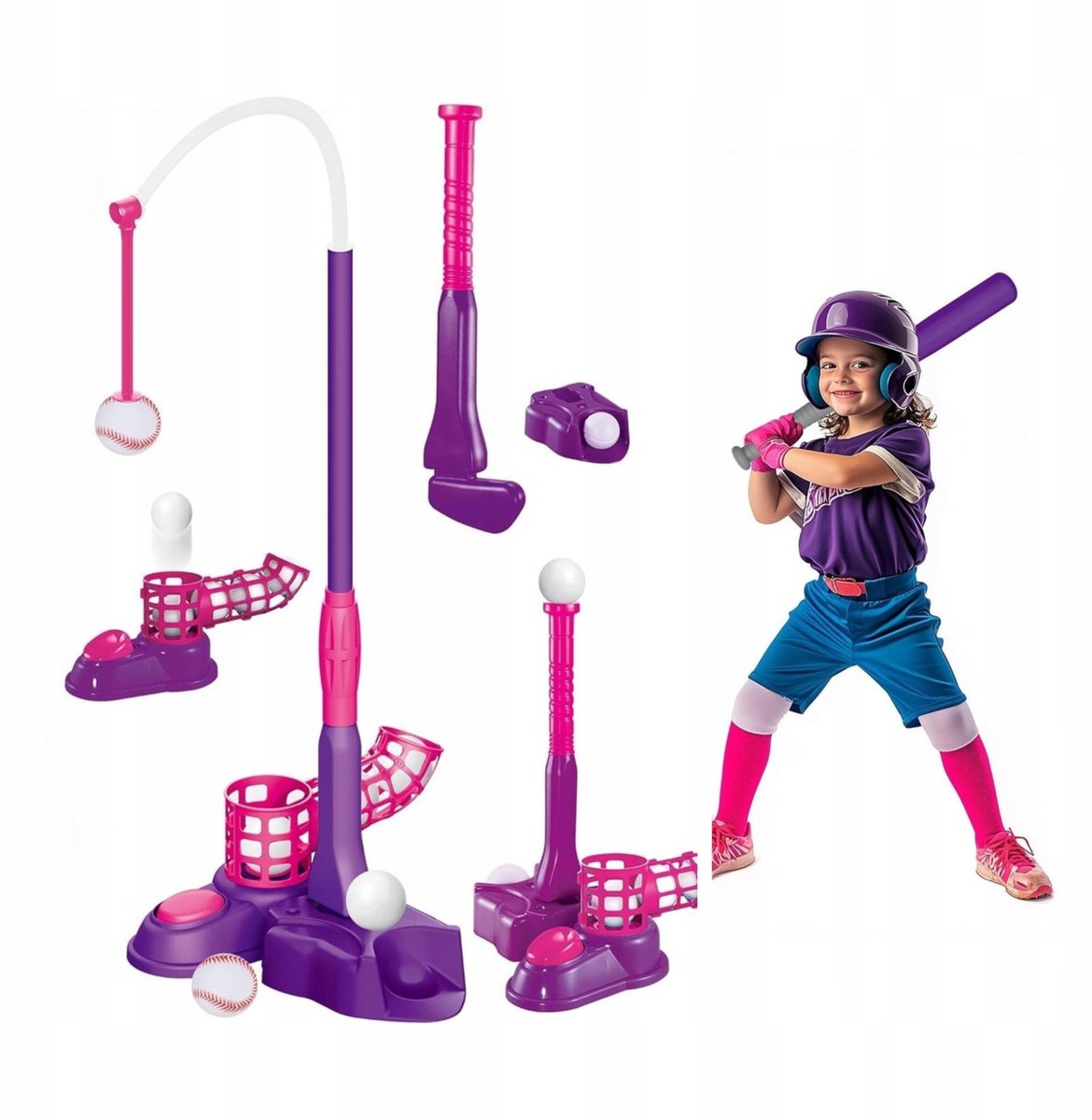 4-in-1 kinderhonkbal- en golfspeelset - Sport en vrije tijd