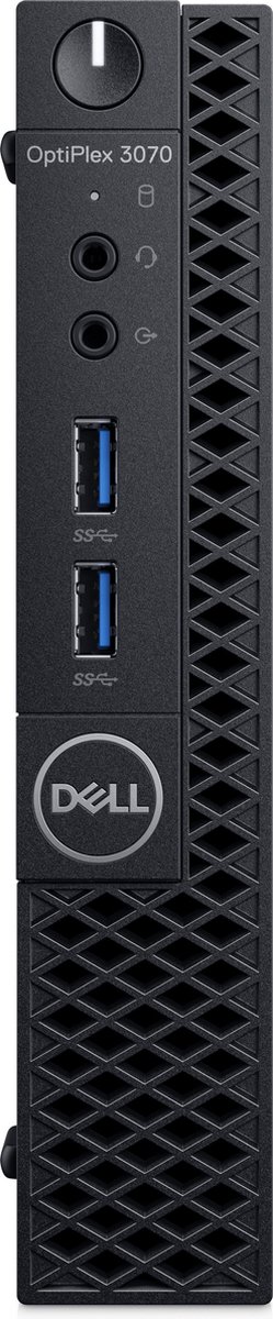 DELL OptiPlex 3070 DDR4-SDRAM i5-9500T MFF Intel Core i5 8 GB 256 GB SSD Windows 10 Pro Mini PC Zwart