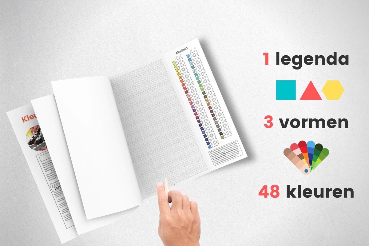 Kleuren op Nummer voor Volwassenen | Kleurrijk Holland | Inclusief Bijpassende Potloden | Kleurboek voor Volwassenen | Kleuren op Numm3r | Color by Number | Kleurpotloden voor Volwassenen — afbeelding 3