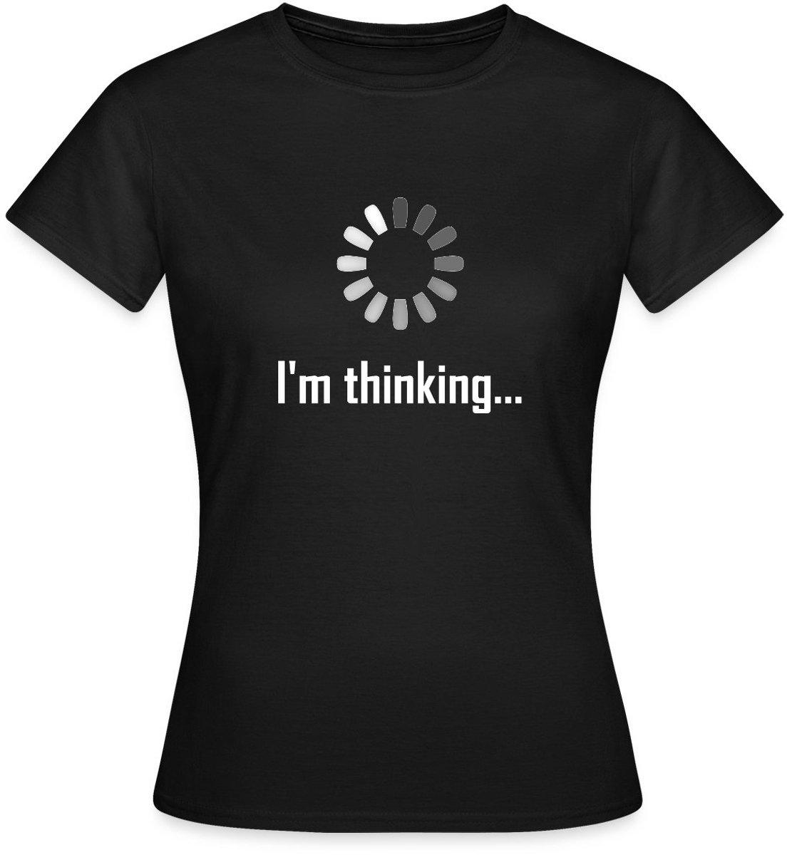 I'm Thinking Loading Icon T-Shirt Dames