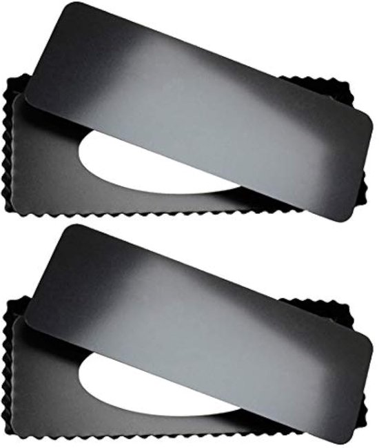 Tebery Rechthoekige taartvorm van 36 x 14 cm met hefbodem, 36 x 14 cm anti- aanbaklaag, quichevorm, taartvorm