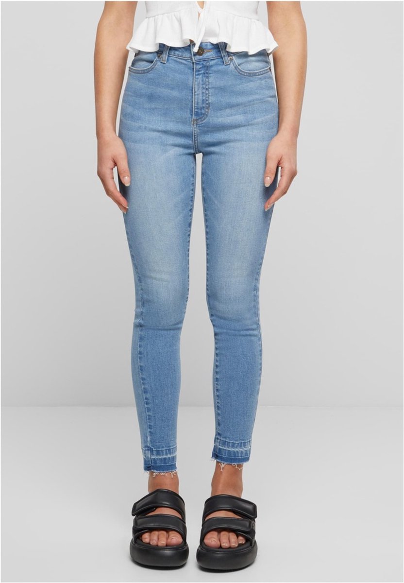 Urban Classics Skinny fit Skinny jeans Taille 34 inch Blauw