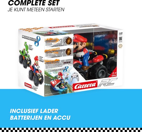 Carrera 2,4GHz Mario Kart, Mario - Quad 1:40 · Modelsport